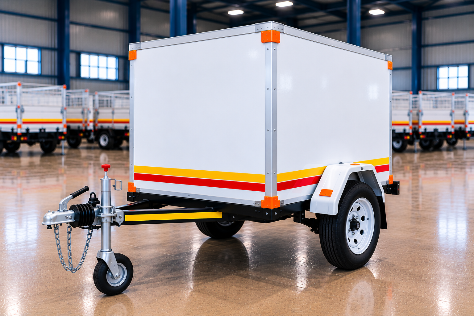 2.0m Enclosed Single Axle Cargo Trailer