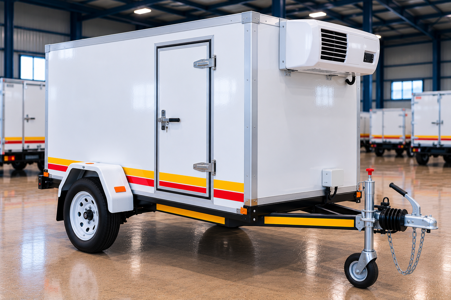 2.4m Single Axle Mobile Freezer Trailer