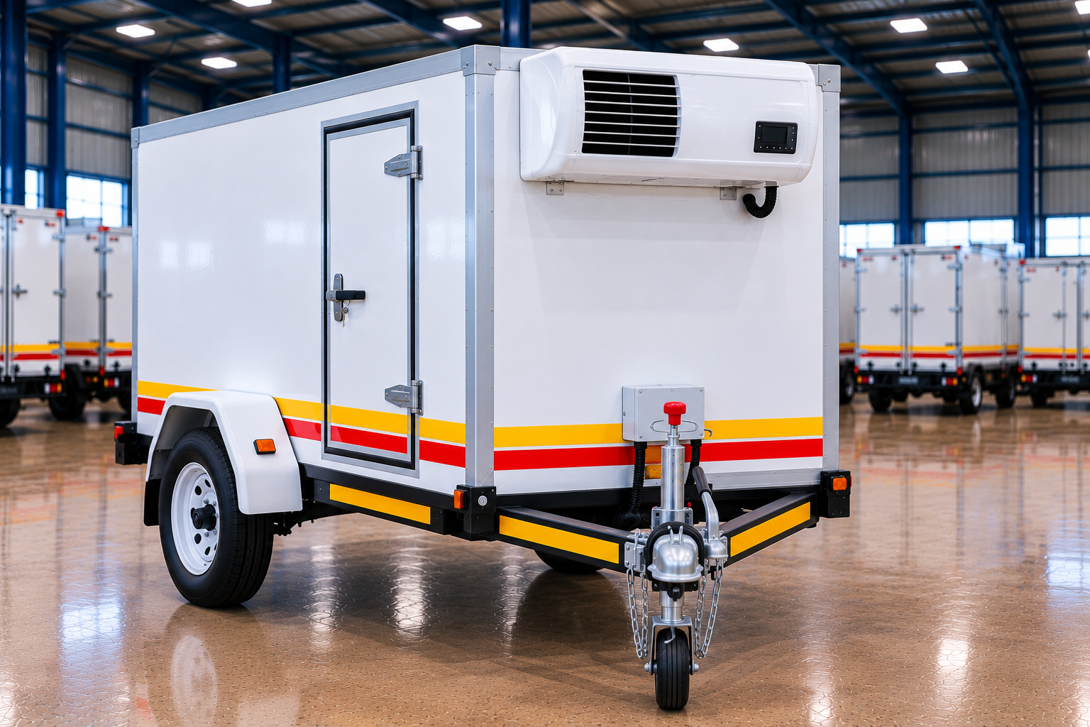 2.4m Single Axle Mobile Chiller Trailer