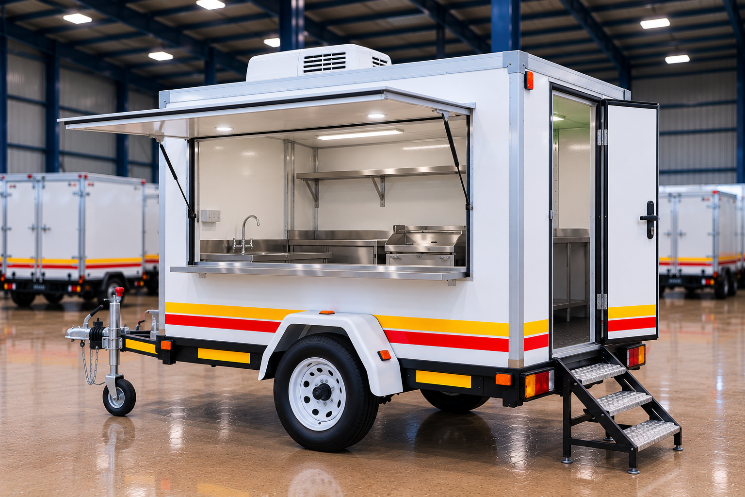 2.4m Mobile Food Trailer