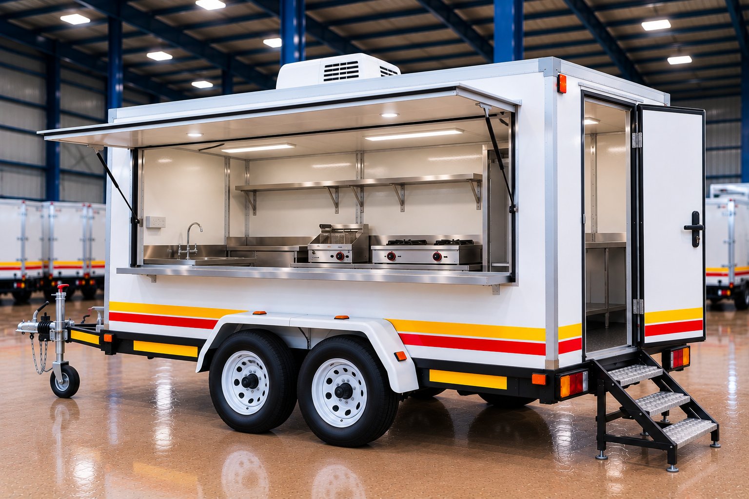 3.5m x 2.0m Mobile Food Trailer